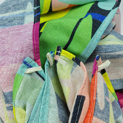 Cotton Linen Wall Tapestry 12"x 40" | Ships from USA