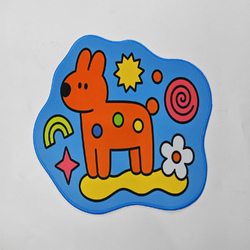 Custom Shape Mousepad 30 x 30cm(with Stitched Edges)