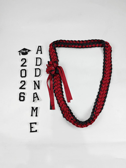 Custom Graduation Ribbon Braided Lei