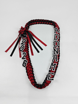 Custom Graduation Ribbon Braided Lei