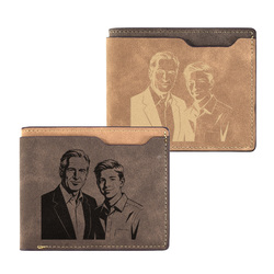 Custom Engraved Wallet(No Zipper)(Two-Side Printing)  | Ships from USA