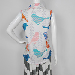 All Over Print Women's Sleeveless Polo Shirt (Model T90)