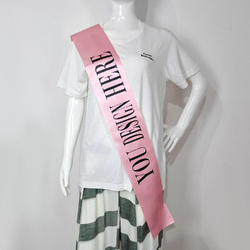 Satin Pageant Sashes
