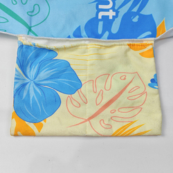 Beach Chair Towel Cover with Side Pockets