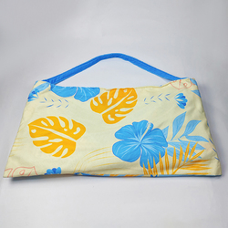 Beach Chair Towel Cover with Side Pockets