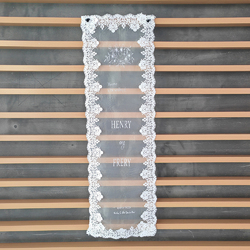 Lace Hanging Tapestry 12" x 40"