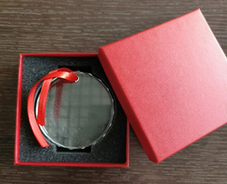 Sunflower-Shaped Crystal Glass Ornament (Red Gift Box) | Ships from USA