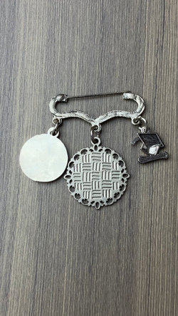 Custom Photo Charm Brooch | Ships from USA