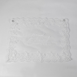 Lace Chair Back Decor