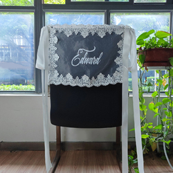 Lace Chair Back Decor