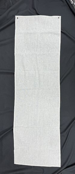 Cotton Linen Wall Tapestry with Ribbons 15" x 50" | Ships from USA