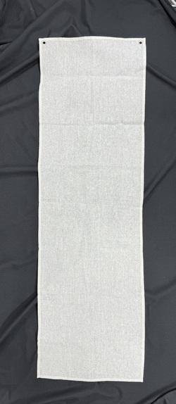 Cotton Linen Wall Tapestry with Ribbons 24" x 75" | Ships from USA