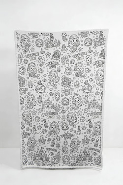 Doodle Blanket 100 × 150cm