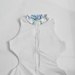 Half-Zip Backless Sport Jumpsuit