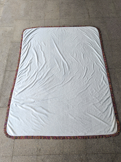Ultra-Soft Mixed Green Fringe Blanket 60"x80"